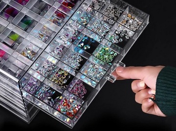 Органайзеры для пигментов | 3 ЯЩИКА ПРОЗРАЧНЫЕ