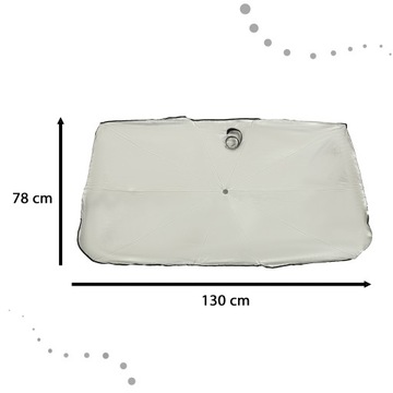 АВТОМОБИЛЬНЫЙ ЗОНТИК НА ВЕТРОВОЕ СТЕКЛО 78X130 СМ