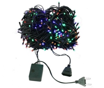 Oświetlenie Choinkowe 50 M 500 LED wielokolorowe