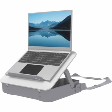 Podstawa pod laptop 2 w 1 - walizka Fellowes Breyta biała