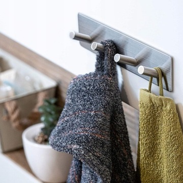 Вешалка для полотенец на стену, крючок для полотенец с клеем