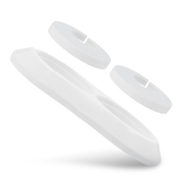 ROSETTE MASKING ROSETTE Pipes 22 мм БЕЛАЯ ДВОЙНАЯ Разъемная крышка