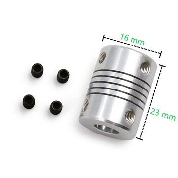 SPRZĘGŁO ELASTYCZNE SZTYWNE BEZLUZOWE WAŁ 8x8 mm