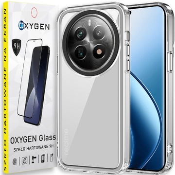 Etui Case Pokrowiec na telefon OXYGEN PURE do REALME 12 5G +Szkło HARTOWANE