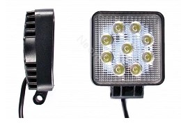 HALOGEN LAMPA ROBOCZA SZPERACZ 9-LED 12V-24V 27W