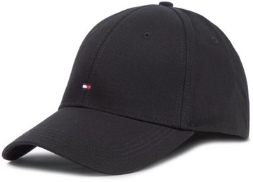 CZAPKA Z DASZKIEM TOMMY HILFIGER BASIC CZARNA BEJSBOLÓWKA