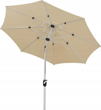 SCHNEIDER PARASOL OGRODOWY BEŻ 270cm 50+ UV