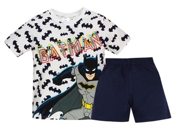 BATMAN DC PIŻAMKA PIŻAMA CHŁOPIĘCA SPODENKI 140