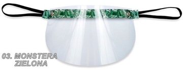 PÓŁ PRZYŁBICA MINI NA USTA NOS MASKA 7 wzorów