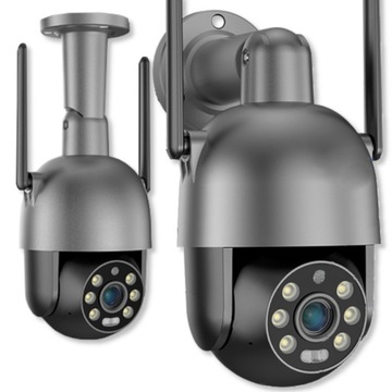 KAMERA OBROTOWA ZEWNĘTRZNA WIFI 8MPx 4K ULTRAHD 8MP MONITORING DOMU ALARM
