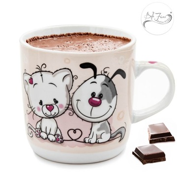 KUBEK 230ml kubeczek DLA DZIECKA na wodę sok z uchwytem BEST FRIENDS