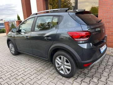 Dacia Sandero III Hatchback 5d 1.0 TCe 90KM 2022 Dacia Sandero Stepway 1.0 benzyna 91 KM zarej w PL ksiazka serwis zadb, zdjęcie 2
