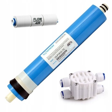 MEMBRANA FILTR OSMOZA VONTRON 75GPD ZESTAW KOMPLET