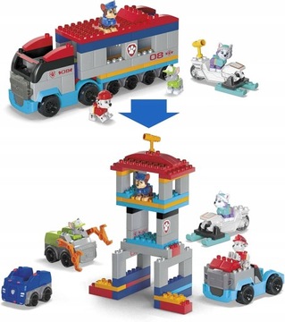 PAW PATROL PATROLIGHT MEGA BLOKS TOWER 2 В 1 HJN73