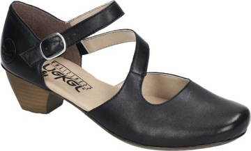 PÓŁBUTY RIEKER 940265-01 BLACK DAMSKIE NA OBCASIE