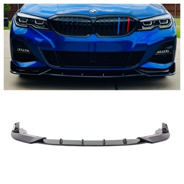 Dokładka Spoiler Splitter Pzód BMW G20 G21 Competition Style Czarny Połysk