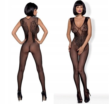 Body Koronka Bielizna Bodystocking