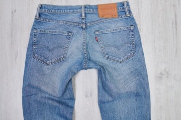 LEVIS 511 SLIM JEANSY spodnie męskie niebieskie PREMIUM 29/34 pas 74