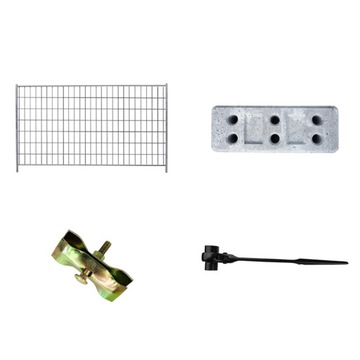 Ogrodzenie tymczasowe 100mb panel wzmacniany