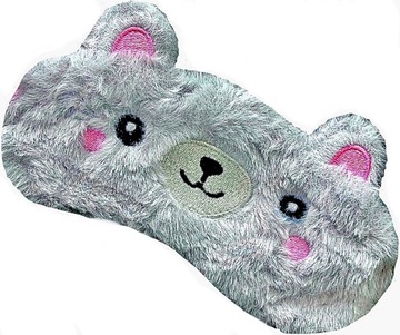 МАСКА ДЛЯ СПЯЩЕГО ПУЗЫРЯ РЕЛАКСАЦИЯ МИШКА СЕРЫЙ СТАРИК ПЛЮШЕВЫЙ МИШКА