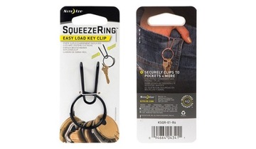 Kółko na klucze Nite Ize - SqueezeRing klips