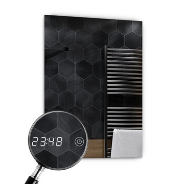 Lustro LED 50x170cm - Zegarek Dotykowy LED - Dubai