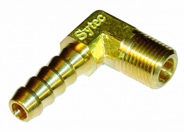 Króciec 90 st. 1/8 NPTF x 6 mm.