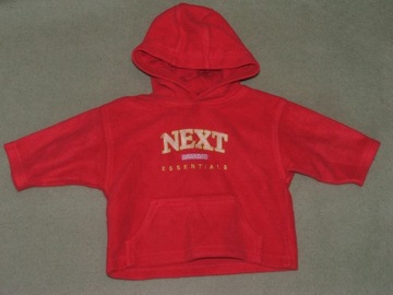 Bluza polarowa z napisem 6-9m NEXT