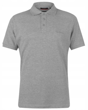 PIERRE CARDIN _ Szara Koszulka Polo _ S