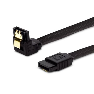 Kabel SATA III SAVIO GAK-08 0,5m, oplot czarny, ką