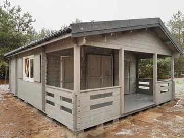 ДЕРЕВЯННЫЙ ДОМ «ЛАВЕНДА» 48 м2 ИЗ БРЕВНА