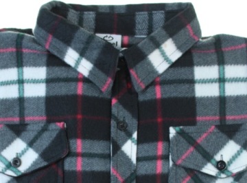 ТЕПЛАЯ МУЖСКАЯ ФЛИСОВАЯ РУБАШКА POLAR M PP18