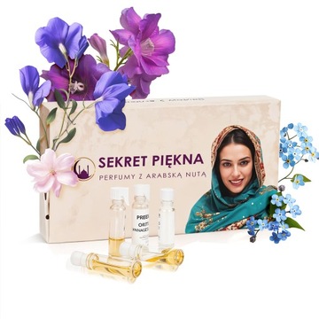 PERFUMY ARABSKIE PRÓBKI PERFUM ORYGINALNE NUTY KWIATOWE PERFUMY W OLEJKU