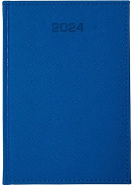 KALENDARZ A4 TYGODNIOWY 2024 TERMINARZ DENIM NIEBIESKI