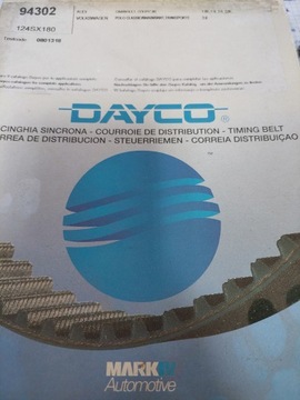 DAYCO 94302 PASEK ROZRZĄDU Audi