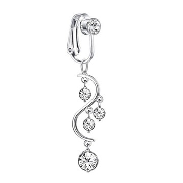Pierścień do pępka Rhinestone Biżuteria do ciała