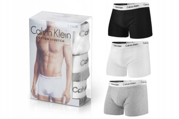 Bokserki męskie majtki Calvin Klein 3-pack – rozm M