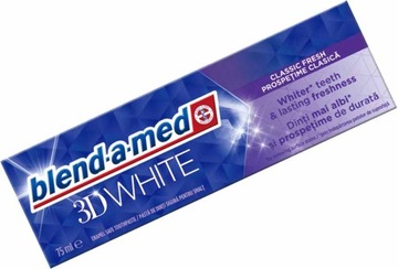 BLEND A MED PASTA DO ZĘBÓW 75 ml 3D WHITE CLASSIC