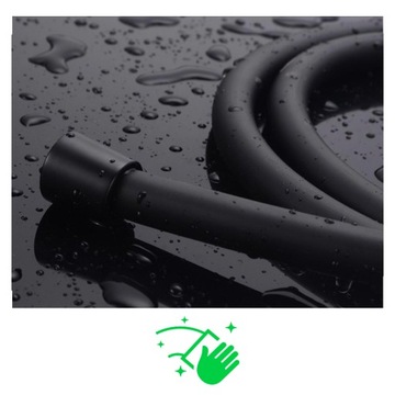 Некрутой душевой шланг для душа, черный, 150 см