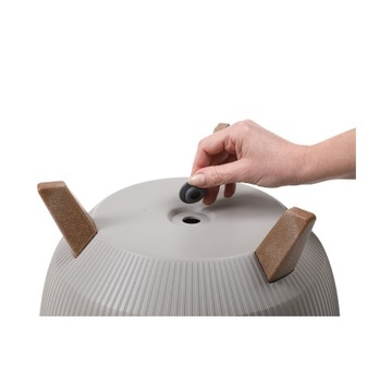 БАЛКОННЫЙ САДОВЫЙ ЦВЕТОЧНЫЙ ЦВЕТОК на ножках Эко Крышка с зеленой вставкой