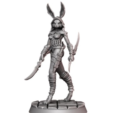 Sofia - Female Rabbitfolk - RPG D&D Galaad