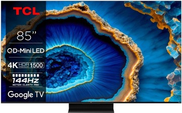 TCL 85C809 MINILED 4K 144 Гц Google TV
