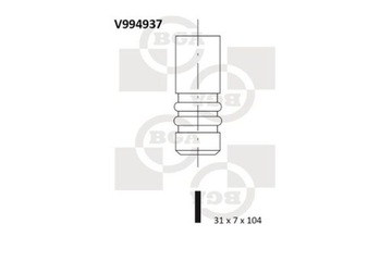 VENTIL NASÁVÁCÍ SACÍ/ZBĚRNÉ V994937 BGA RENAULT VOLVO C70