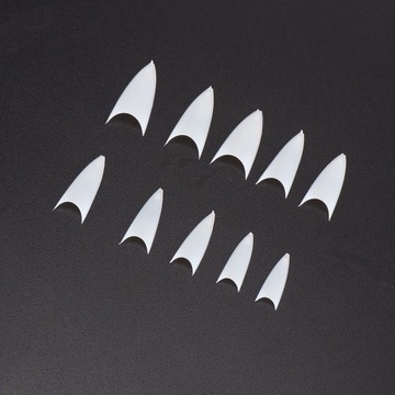 БОЛЬНИЧНЫЕ НОГТИ СРЕДНЕЙ ДЛИНЫ С КЛЕЙКОМ 500