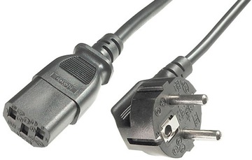DIGITUS Kabel zasilający połączeni Schuko C13 1.8m