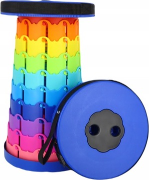 Krzesło taboret składane teleskopowe TURYSTYCZNE NA PIKNIK CAMPING 47cm