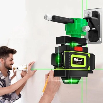 HILDA LASER LEVEL 16 LINE CROSS LASER + НАБОР ШТАТИВА 150 СМ XXL