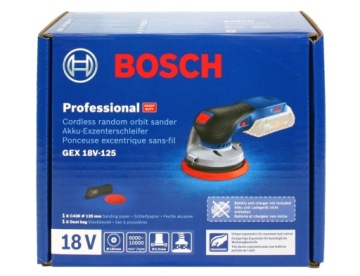 ЭКСЦЕНТРИЧЕСКАЯ ШЛИФОВАЛЬНАЯ МАШИНА 18V GEX 18V-125 BOSCH КОРПУС