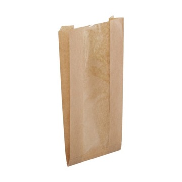 Torebki papierowe okienkiem 150x60x280 mm 100 szt