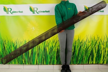 Защитная сетка для желобов от листьев и загрязнений, 2м, ГЕРАКЛЕС КОРИЧНЕВЫЙ